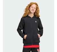 Adidas Originals Loose Fleece Full Zip Sweatshirt Black 15-16 Years Kids