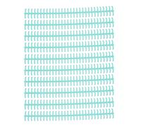 LOOSE LEAF BINDING PLASTIC COMB 30 HOLE 10MM 10 PCS DURABLE PP OFFICE STATIONERY (Tender Blue)