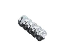 Loose Leaf Binding Spines, 100pcs Multicolor 5-Hole Plastic Loose Leaf Rings 17x40mm A5/B5