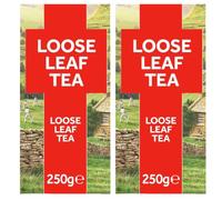 Loose Leaf Black Tea 250g - 2 x Packs - Everyday Traditional British Style Tea - Rich & Smooth Everyday Brew - Premium Quality Loose Tea Leaves - Perfect for Teapots & Daily Use - yksh