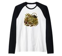 Loose Leaf Calm Tea Ritual Raglan Baseball Tee