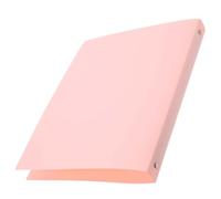 Loose Leaf File Folder Pink Pp Metal A4 for Documents