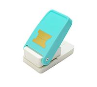 Loose Leaf Separator Label Punch Notepad Sketchbook Paper Punching Tab | Durable tabs for files,planners,books,school projects,DIY cards,scrapbooks; ergonomic handle,compact,easy press;