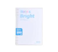Loose-Leaf Students' Hard-Shell Detachable Notebook for Literary Awards -3 Holes /B5 Light and Transparent