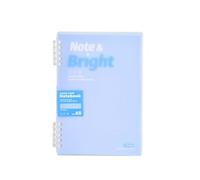 Loose-Leaf Students' Hard-Shell Detachable Notebook for Literary Awards -5 Holes /A5 Light Blue