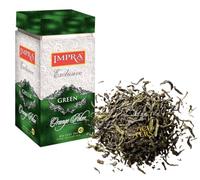 Loose Leaf Tea - Impra Exclusive Big Leaf Green Tea Orange Pekoe 200g Gift Tin - Premium Ceylon Green Tea from Sri Lanka | Antioxidant-Rich Loose Leaf Tea for Gifting & Everyday Brewing