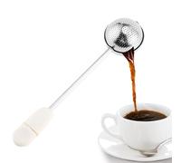 Loose Leaf Tea Infuser - 1.65x7.28 Inches Stainless Steel Steeper, Tea Strainer | Durable Mesh Filter Reusable Brewing Accessory Long Handle Design Easy Clean Mug Teapot Cup Diffuser Tool Daily