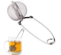 Loose leaff Tea Steeper - Snap Ball Mesh Tea Infuser and Coffee Strainer | Stainless Steel Tea Ball for Loose leaff Brewing, Easy-to-Use and Durable, Ideal for Tea Lovers at Home or Work