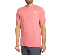 Loose Left Chest Logo T-Shirt Bittersweet Pink/White M