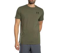 Under Armour Left Chest Logo T-Shirt - Marine OD Green/Black