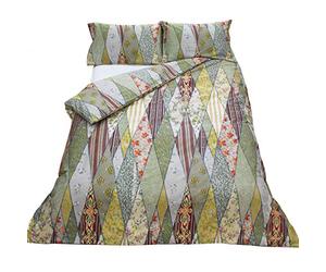 Loose Linen LTD Oblong (35cmx50cm) Alice Stripe Design Cushion, Plum/Mink Piping