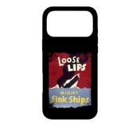 Loose Lips Might Sink Ships WWII Poster Case for iPhone 17 Pro Max