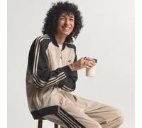 Adidas Originals Loose Mesh Full Zip Sweatshirt Beige M Men