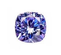 Loose Moissanite, Vvs1 Moissanite Stone Square Cushion Shape Color Beads for Jewelry Making(6x6mm-1.0ct)