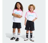 LOOSE POLO PINSTRIPE SHORT TEE SET