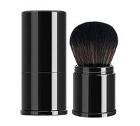 Loose Powder Brush - Retractable Powder Finish Brush - Portable Blush Tool, Compact Cosmetic Applicator Foundation for Travel and Home