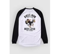 Loose Riders Drinky Crow Long Sleeve Jersey white XL