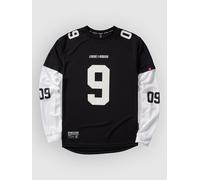 Loose Riders Nine Lives Varsity White Long Sleeve Jersey black L