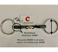 Loose Ring Sweet Iron Snaffle Bit with Copper Lozenge (UKSALES25® Horse Bits) (5.0 INCHES, 20)