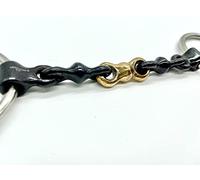 Loose Ring Sweet Iron Waterford with Copper link (UKSALES25® Horse Bits) (4.5 INCHES)