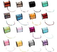 Loose Sequins 10 Sets 5Yard 6mm Loose Round Flat Multicolor Sequin Trim for Sewing Crafts DIY