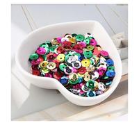 Loose Sequins 10g Multi Size 4mm/5mm/6mm/8mm Sequin PVC Round Cup Sequins Paillettes Sewing Wedding Crafts for Crafts(Color 25,8mm 10g 360pcs)