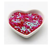Loose Sequins 10g Solid Color Sequins Flat Round PVC Clothing and Shoes Accessories DIY Hand-Embroidered Pieces for Crafts(Color 24,6mm 10g 750pcs)