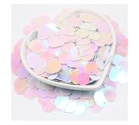 Loose Sequins 20g Sequin 10/15/20/25/30mm PVC Flat Round Loose Sequins Paillettes Sewing Wedding Craft Accessories for Crafts(Color 12,10mm50gram1250pcs)