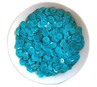 Loose Sequins 4mm 5mm 6mm 8mm 10mm New Concave Sequin Loose Round Cup Glitter for Crafts(Blue,8mm 50g)