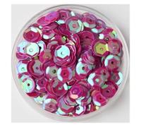 Loose Sequins Mix Color Cup Sequin 4mm 5mm 6mm Flat Round Loose Sequins for Crafts Sewing Decoration DIY Accessory for Crafts(Ab Rose,6mm 20g 1500pcs)
