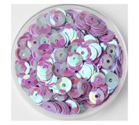 Loose Sequins Mix Color Cup Sequin 4mm 5mm 6mm Flat Round Loose Sequins for Crafts Sewing Decoration DIY Accessory for Crafts(Ab Purple,5mm 20g 3000pcs)
