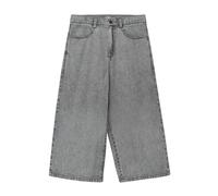 Loose Skater Jeans Straight Cut Mid-Rise Wide Leg Faded Look Child s.Oliver Gris 10 years Slim