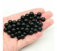 Loose Spacer Beads, Natural Stone Volcanic Lava Round Loose Beads Multicolor 4-10mm for Jewelry Making DIY(Black Obsidian,4.0mm 85 to 90pcs)