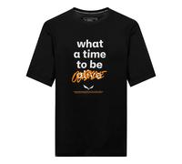 Salewa Eagle Outside Loose Short Sleeve T-shirt Black XL Men