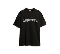 Loose T-shirt Superdry Core Logo City Noir L