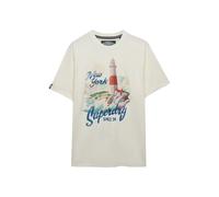 Loose T-shirt Superdry Maritime Blanc M