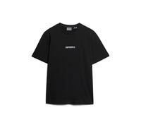Loose T-shirt Superdry Micro Logo Graphic Noir XL