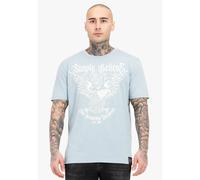 Tapout Throper Short Sleeve T-shirt Blue S Men