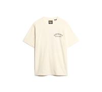 Loose t-shirt with tattoo design on the back Superdry Blanc XL