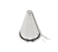 Loose Tea Infuser,Cone Filter with a Drip Tray,Stainless Steel Tea Strainer - for Brewing Steeping Kettle Cup Mug Office Travel Home