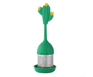 Loose Tea Infuser Flamingo Design with Silicone Handle - for Premium Steel Strainer for Rooibos Oolong Coffee - 15cm Kitchen Accessory(2)