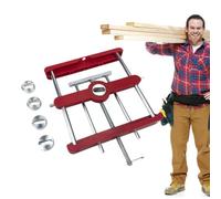 Loose Tenon Joinery Jig - Precision Punch Locator & Drill Guide Positioner Tool | Woodworking Mortise Jig for Home Remodeling, Joinery Work, Cabinets, Furniture Making, Crafting & Building Projects