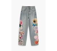 Loose women's jeans Desigual Bucket Bleu 36