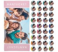 Loosusu Personalised Beach Towels for Kids Adults - Custom Beach Towels with Photos and Texts- Customised Sand Free Quick Dry Bath/Pool/Beach Towel with Your Pictures for Boys Girls Women Men(1photo)