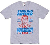 Loot Crate Sterling Archer Danger Zone President Shirt Ladies Medium