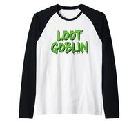 Loot Goblin MMORPG FPS RTS Strategy Gaming Loot Based Gamer Raglan Baseball Tee
