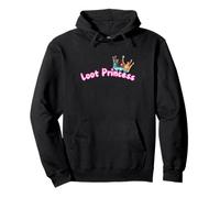 Loot Princess Gamer Girl Funny Cute Comfy Sassy Pullover Hoodie