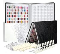 lootaan 308 Colors Nail Swatch Display Book Booklet Binder for Gel Polish