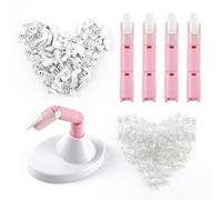 lootaan 4Pcs Nail Practice Fake Hand Fingers Model Kit for Acrylic Nails