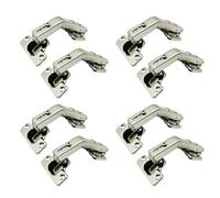 LOOTICH 135 Degree Clip-on Special Folding Corner Concealed Hinge 35 mm for Kitchen Cabinet Cupboard Wardrobe Combination Angle Doors Pack of 8 Pieces